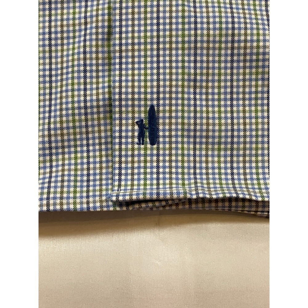 Johnnie O Prep Performance Plaid Button Down Shirt Men's XXL Long Sleeve - Picture 4 of 11